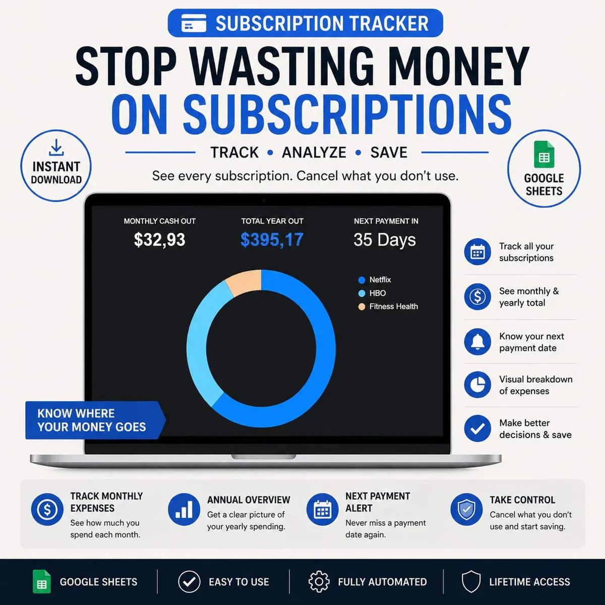 Monthly Expense & Subscription Tracker